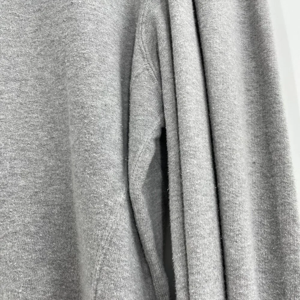 Takeshi Kosaka Y's Gray Puffed Sleeve Cotton Sweater Womens 2 Zipper Shoulder